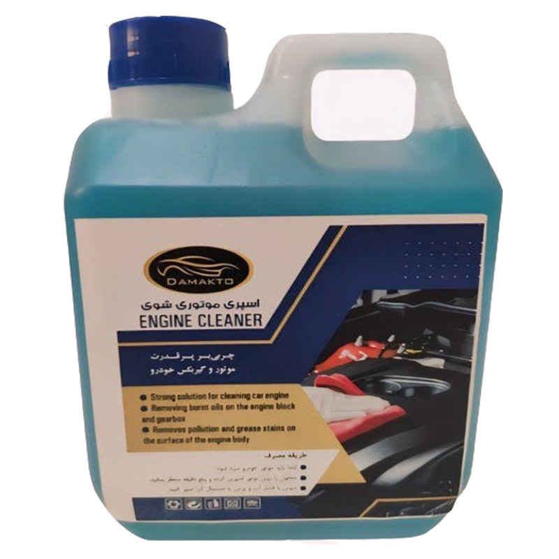مایع تمیز کننده موتور خودرو داماکتو مدل P400 حجم 1 لیتر