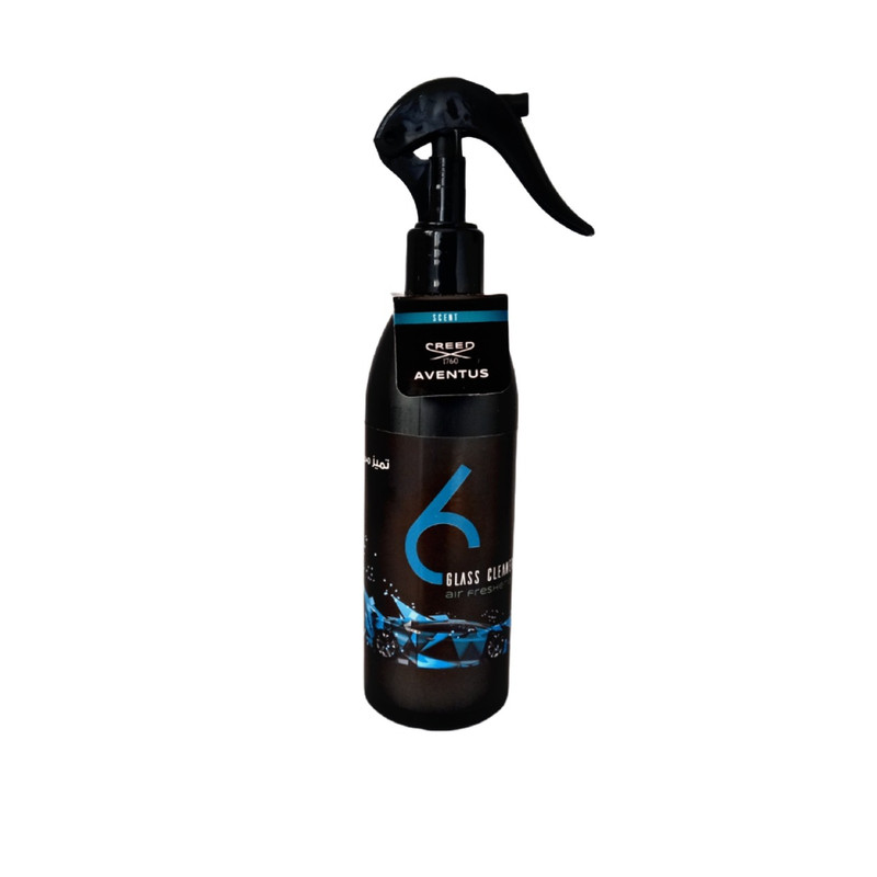 اسپری خوشبو کننده و شیشه شور اتومبیل سیکس مدل Glass Cleaner با رایحه کرید اونتوس حجم 270 میلی لیتر