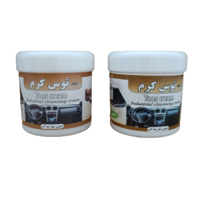 واکس داشبورد توس مدل  2TOS100 وزن 100گرم بسته 2 عددی