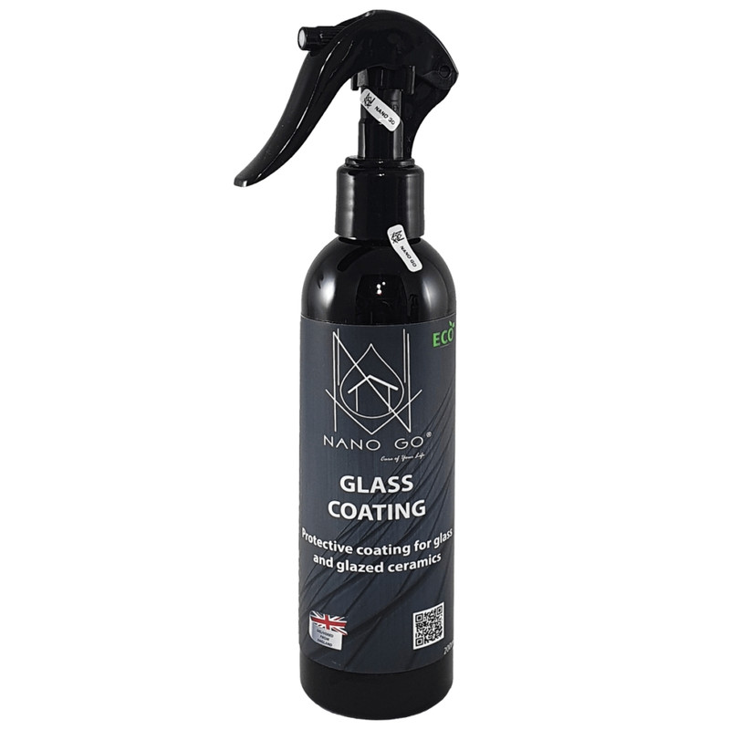 اسپری آبگریز شیشه خودرو نانوگو مدل GLASS-GOATING حجم 250 میلی لیتر