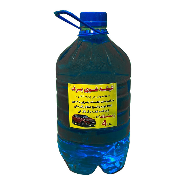 مایع شیشه شوی برف مدل -25 حجم 4 لیتر