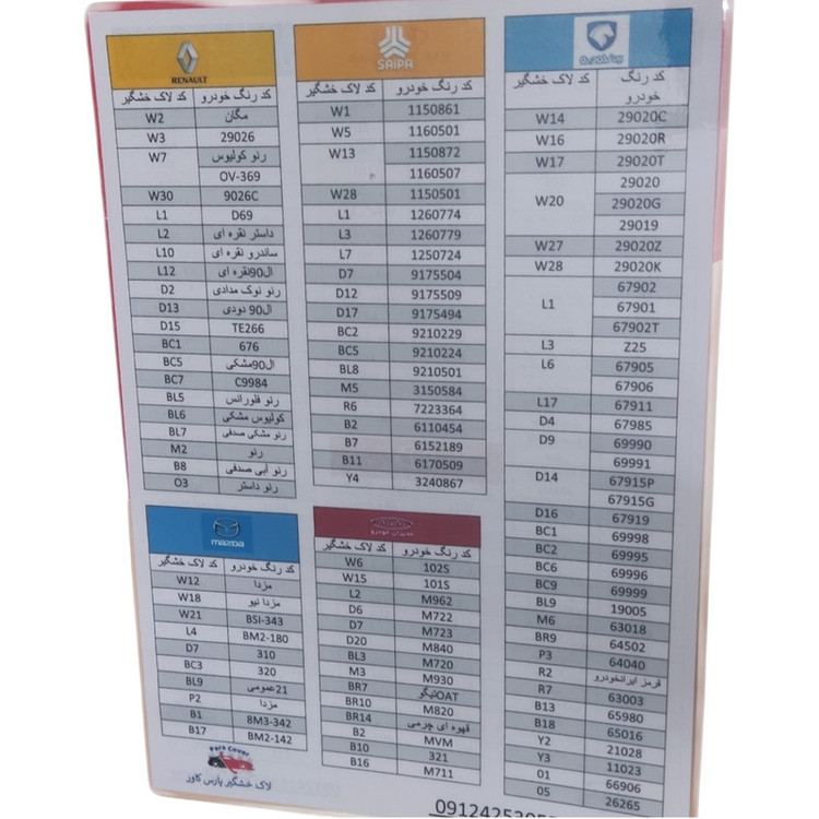 قلم خشگیر پارس کاور کد s102- w6 حجم 15 میلی لیتر