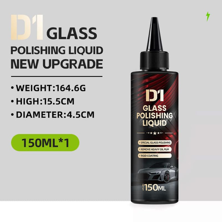 واکس شیشهشوی آبگریز کننده شیشه خودرو مدل D1 glass polishing liquid حجم 150 میلی لیتر