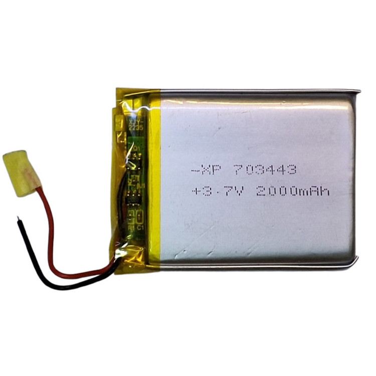 باتری لیتیومی قابل شارژ مدل XP-703443 ظرفیت 2000 میلی آمپر ساعت