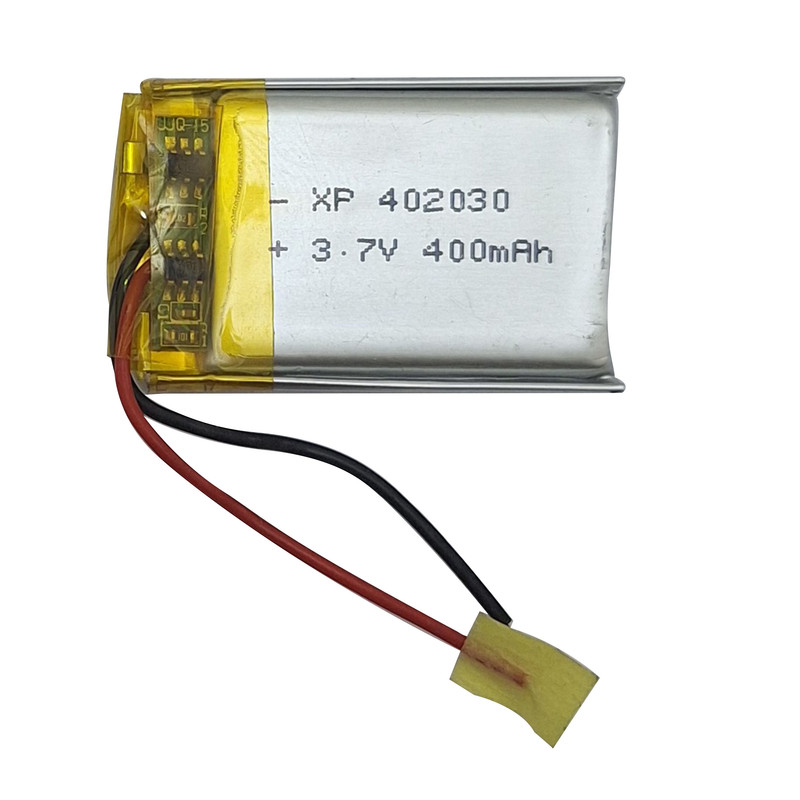 باتری لیتیومی قابل شارژ مدل XP-402030 ظرفیت 400 میلی‌ آمپر ساعت