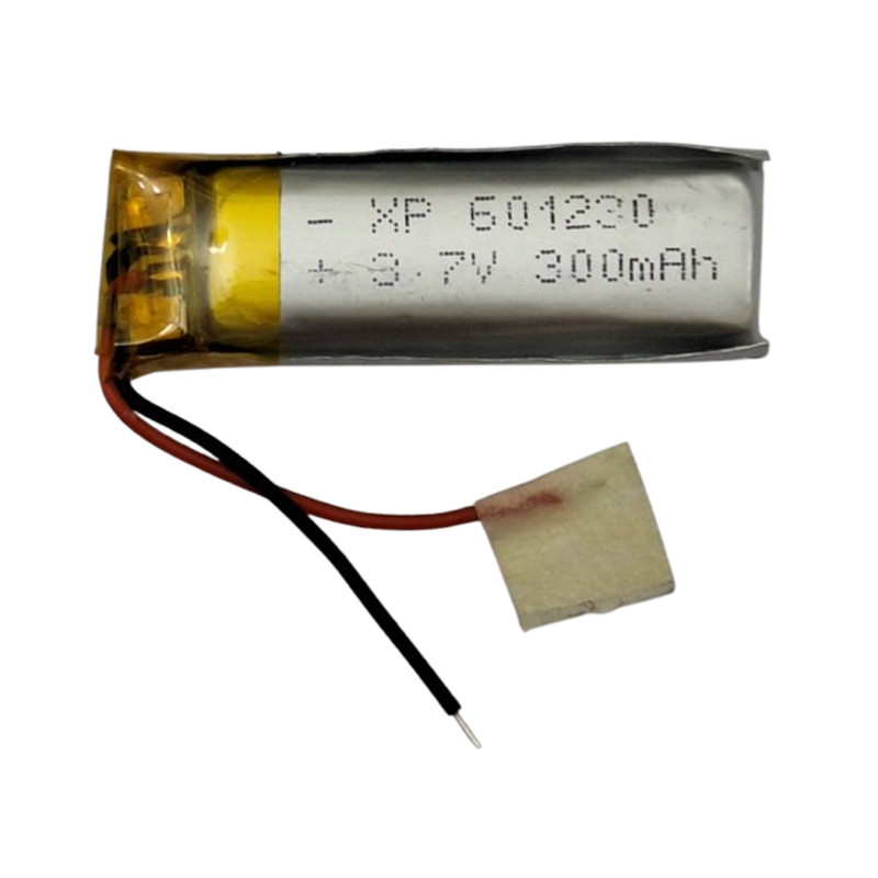 باتری لیتیومی قابل شارژ مدل XP-601230 ظرفیت 300 میلی‌ آمپر ساعت