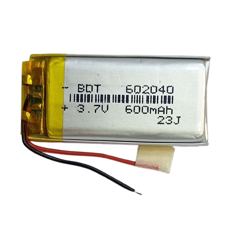 باتری لیتیومی مدل BDT-602040 ظرفیت 600 میلی آمپر ساعت