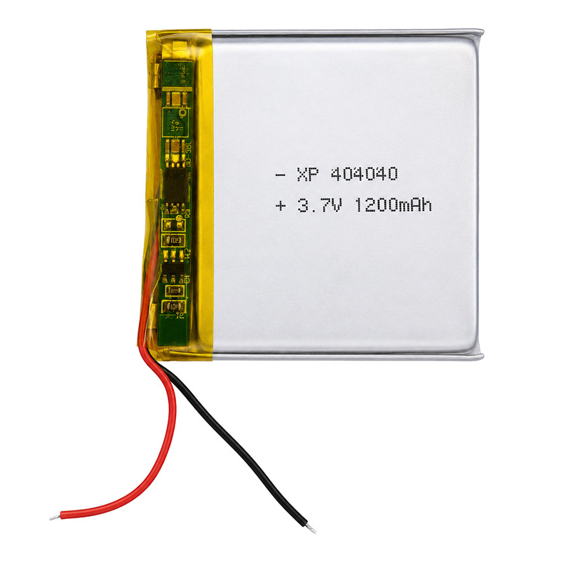 باتری لیتیومی قابل شارژ مدل XP-404040 ظرفیت 1200 میلی‌ آمپر ساعت