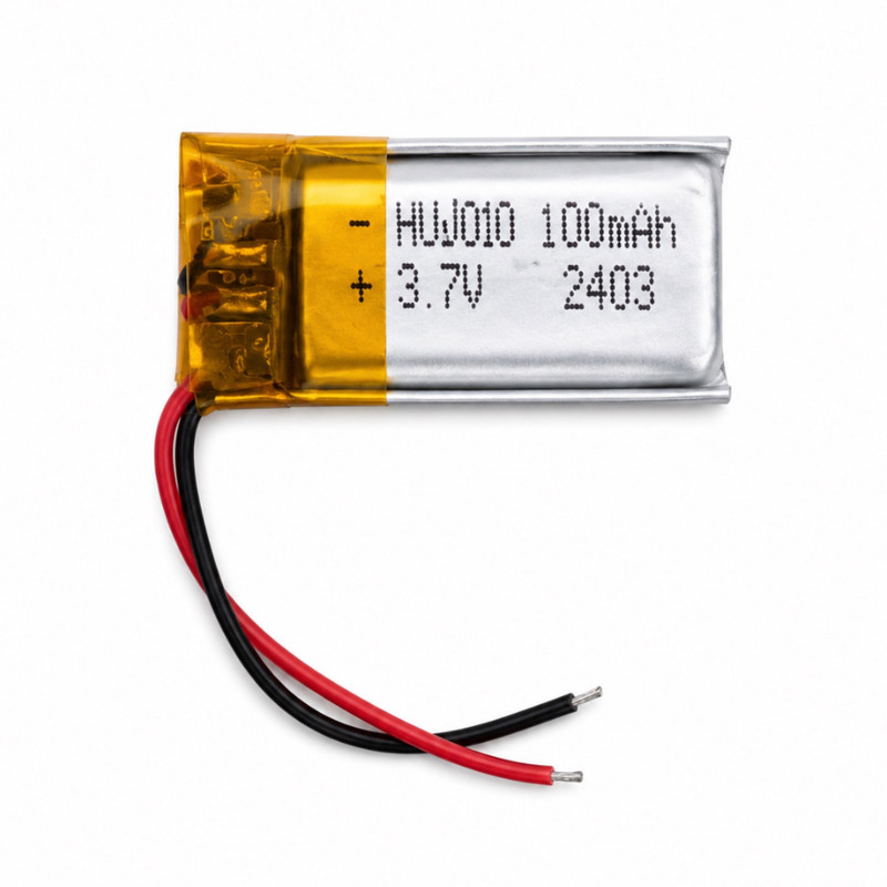 باتری لیتیومی قابل شارژ مدل pana-100ma ظرفیت 100 میلی‌آمپرساعت
