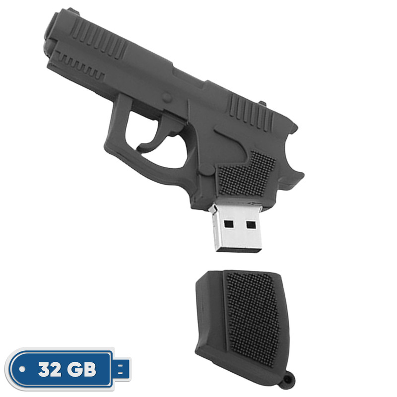 فلش مموری کینگ فست مدل Gun WA-12 ظرفیت 32 گیگابایت، رابط USB 2.0، سرعت خواندن 25 مگابایت بر ثانیه، سرعت نوشتن 12 مگابایت بر ثانیه، بدنه پلاستیکی مقاوم در برابر شوک و لرزش، سازگار با ویندوز، مک، تلویزیون، تبلت و گوشی موبایل
