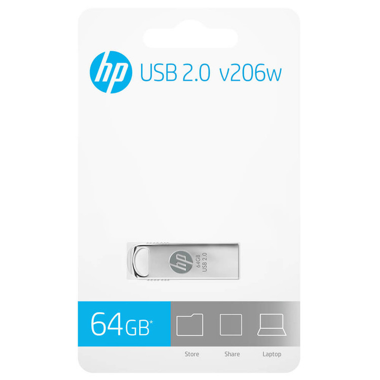 فلش مموری اچ پی مدل V206w ظرفیت 64 گیگابایت