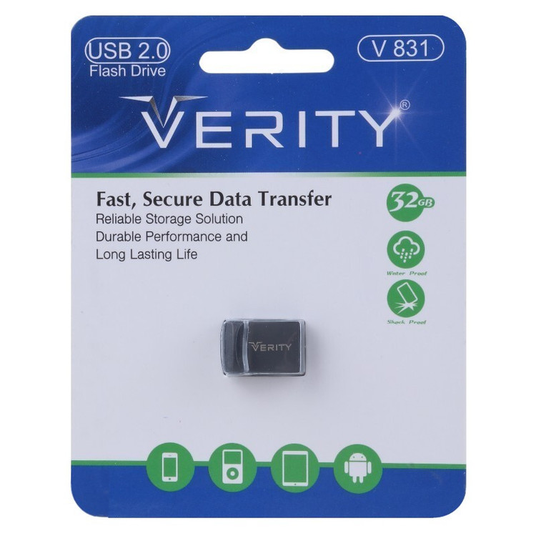 فلش مموری وریتی مدل V 831 ظرفیت 32 گیگابایت با رابط USB2