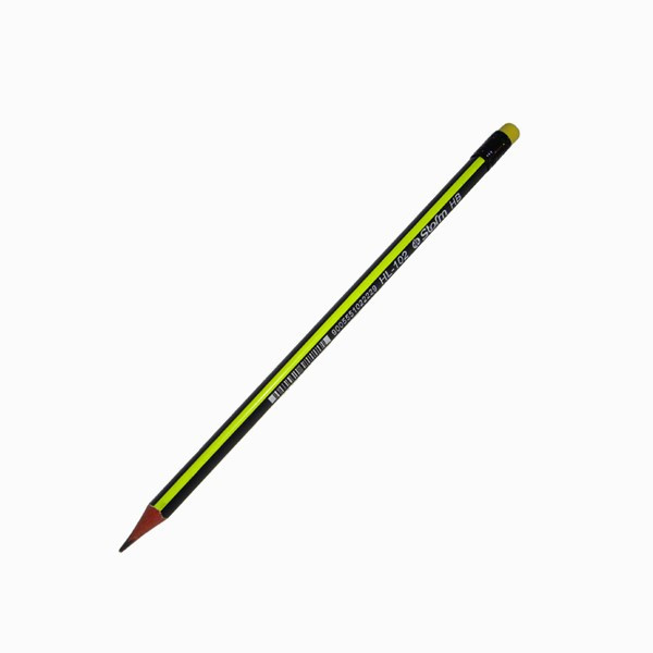 مداد مشکی استورم مدل پاک کن دار HL-102 HB بسته 12 عددی