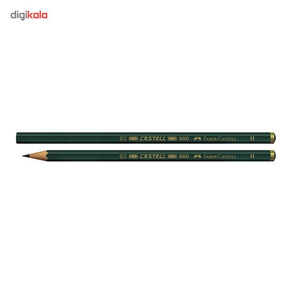 مداد طراحی Faber-Castell مدل 9000 با درجه سختی نوک H