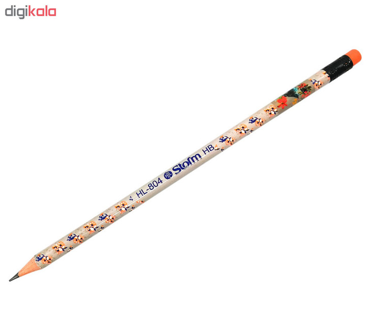 مداد مشکی استورم کد HL-804 بسته 6 عددی