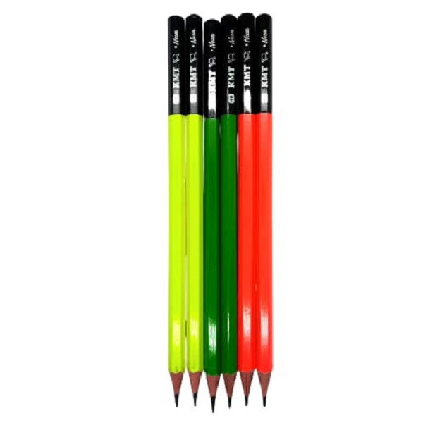مداد مشکی کی ام تی مدل Neon بسته 12 عددی