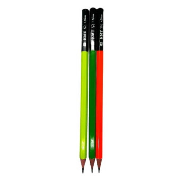 مداد مشکی کی ام تی مدل Neon بسته 12 عددی