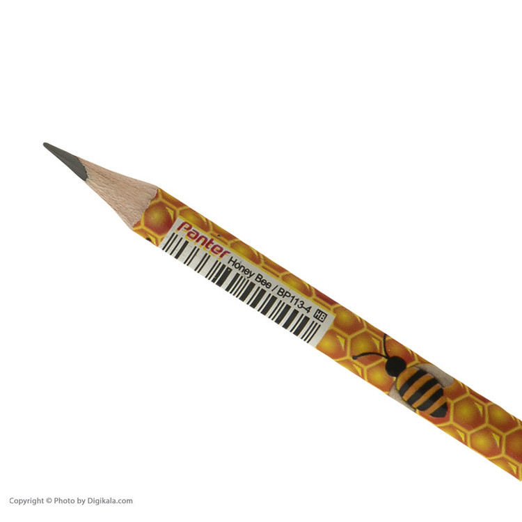 مداد مشکی پنتر مدل Honey Bee کد BP113-4 بسته 12 عددی