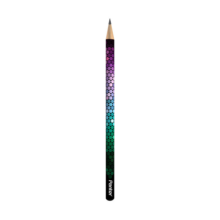 مداد مشکی پنتر مدل Chameleons کد BP113-3 بسته 12 عددی