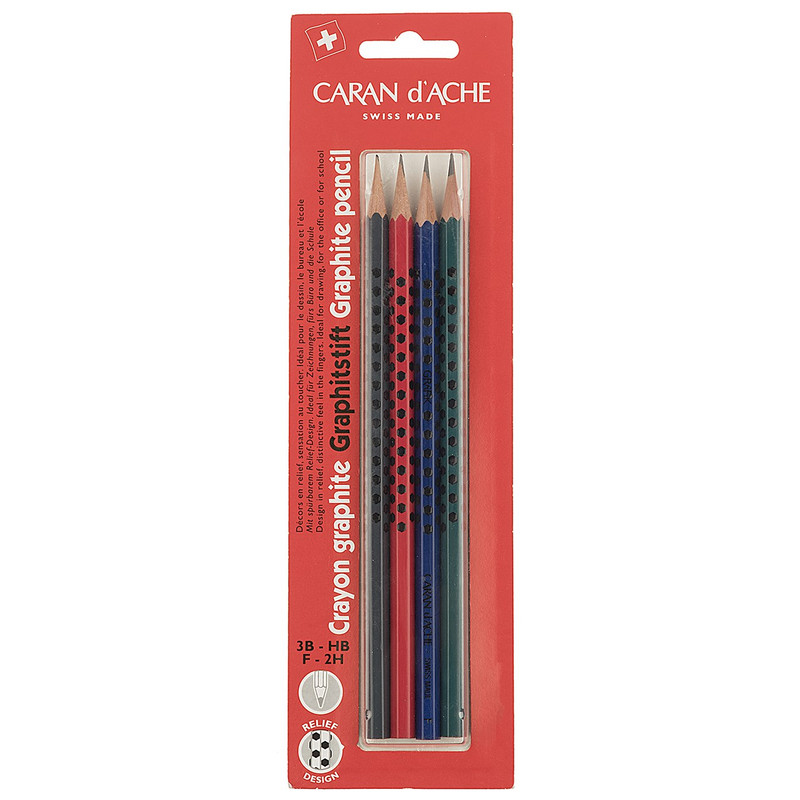 مداد طراحی کارن داش مدل Graphite بسته 4 عددی