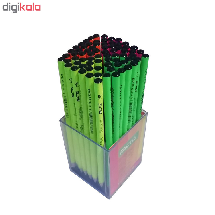 مداد مشکی فکتیس مدل F1414 بسته 72 عددی