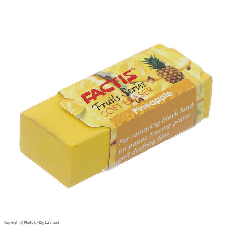 مداد فکتیس مدل Pineapple به همراه پاک کن بسته 4 عددی