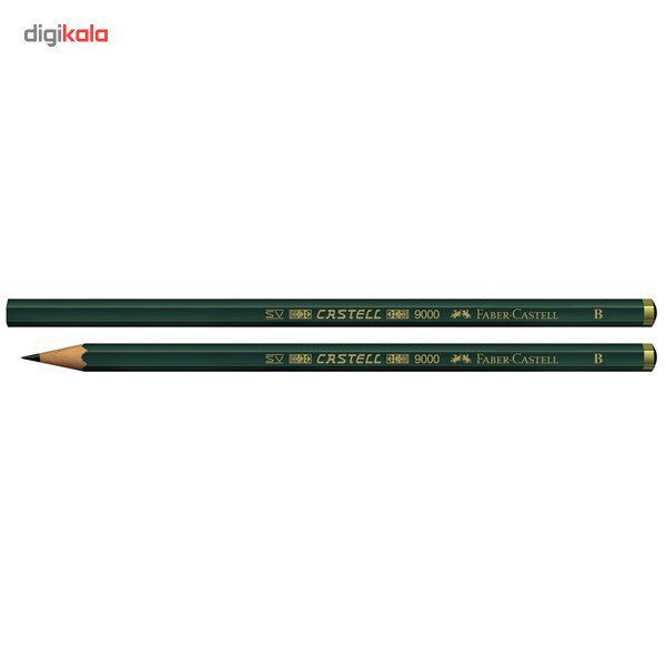 مداد Faber Castell مدل 9000 با درجه سختی نوک B