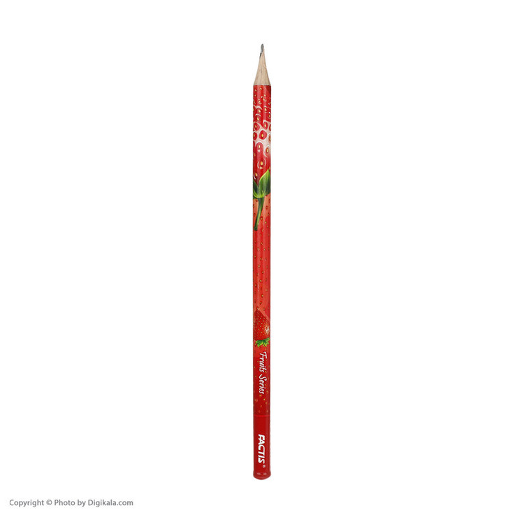 مداد فکتیس مدل Strawberry بسته 4 عددی به همراه پاک کن