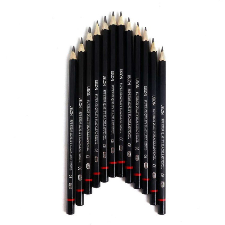 مداد طراحی اوسلون مدل Giaded Pencil مجموعه 12 عددی