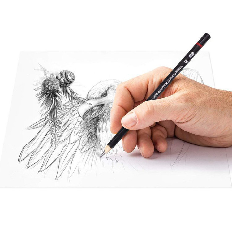 مداد طراحی اوسلون مدل Giaded Pencil مجموعه 12 عددی