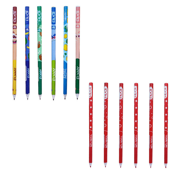 مداد آوات مدل Funny مجموعه 12 عددی