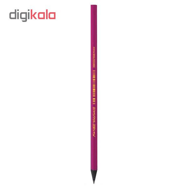 مداد مشکی بیک مدل Purple Evolution بسته 12 عددی