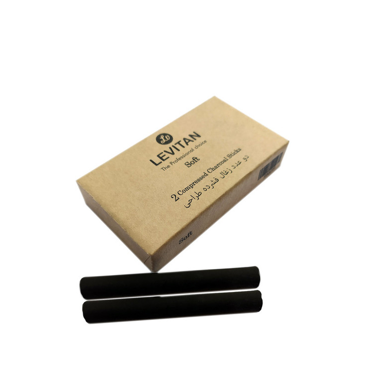 زغال طراحی لویتان مدل Soft کد 0088 بسته 2 عددی