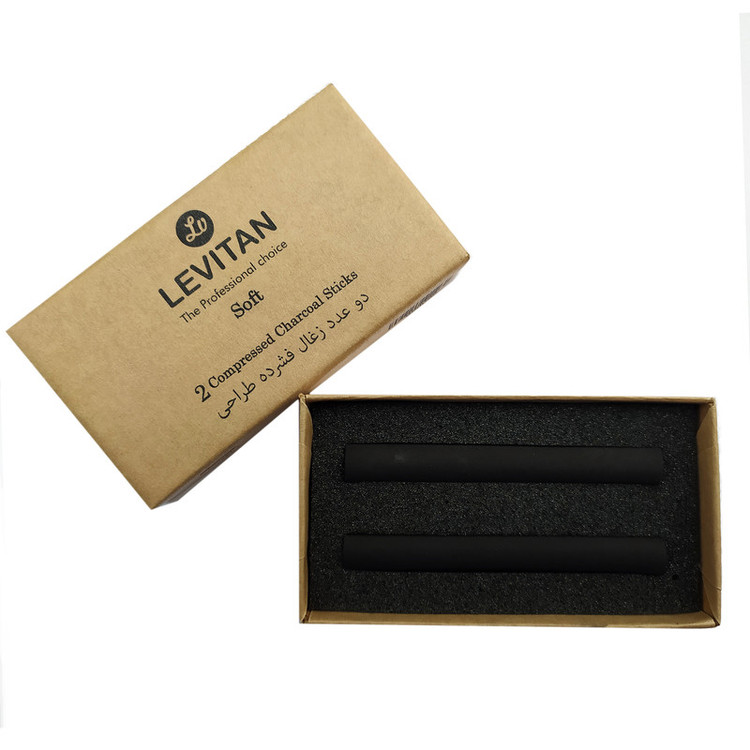 زغال طراحی لویتان مدل Soft کد 0088 بسته 2 عددی