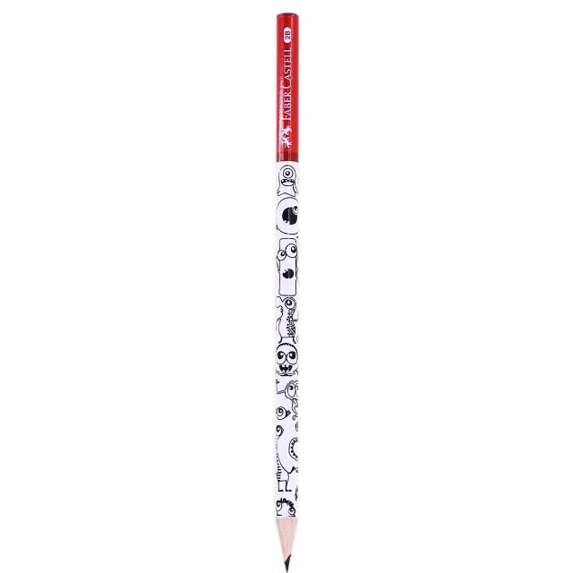 مداد مشکی  فابر کاستل طرح هیولا کد 1450 مجموعه 4 عددی