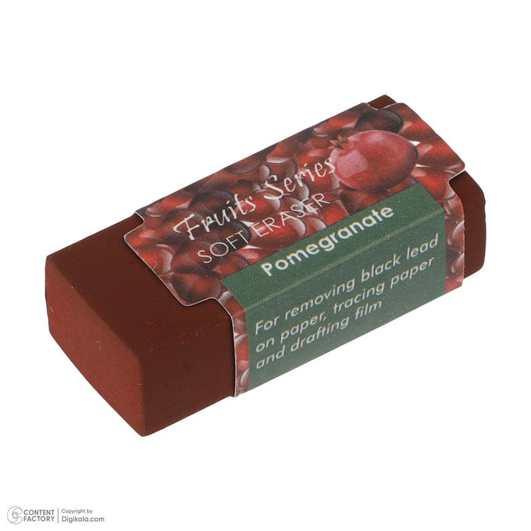 مداد فکتیس مدل pomegranate به همراه پاک کن بسته 4 عددی