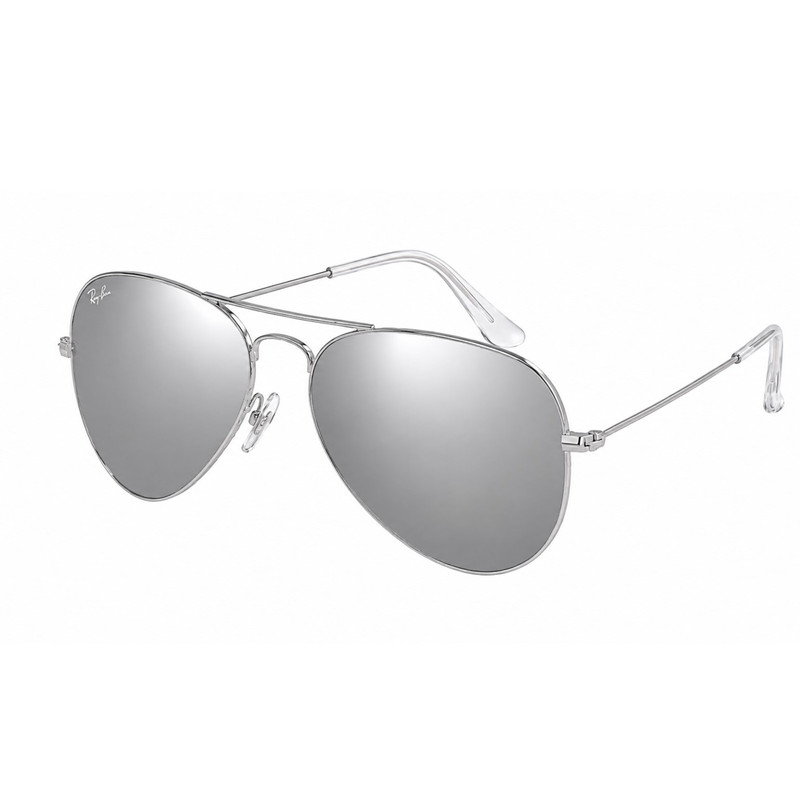 عینک آفتابی خلبانی (Aviator) مدل شیشه جیوه آینه ای RB3025