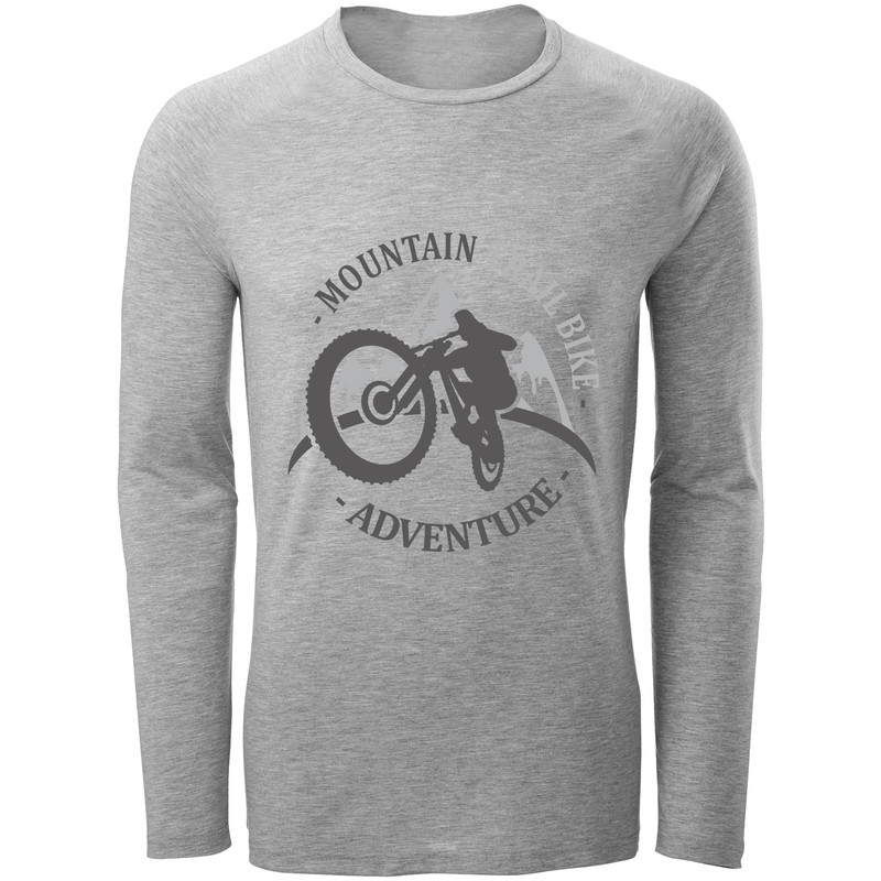 تیشرت آستین بلند مردانه طرح Adventure کد F149