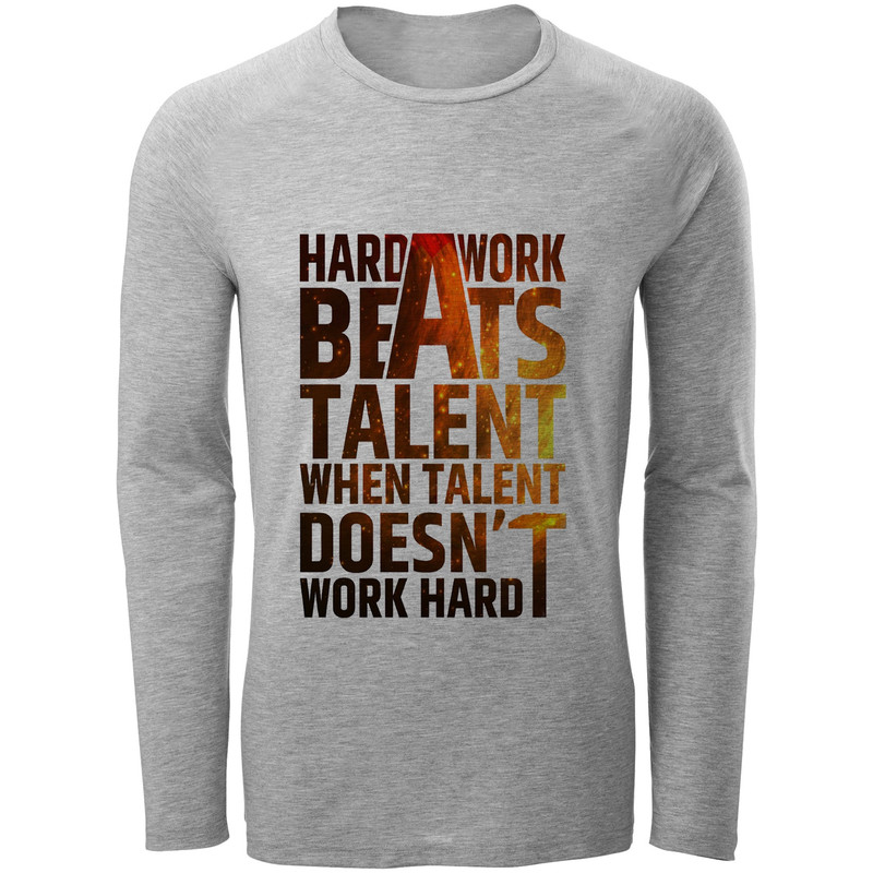 تی شرت مردانه طرح work Hard کد C06