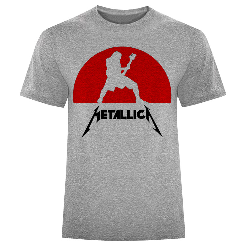 تیشرت آستین کوتاه مردانه طرح  METALLICA کد F498