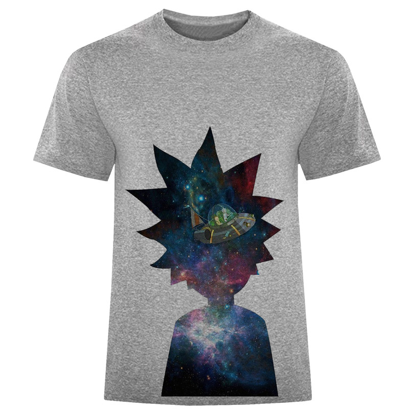 تیشرت آستین کوتاه مردانه مدل Rick and Morty F747