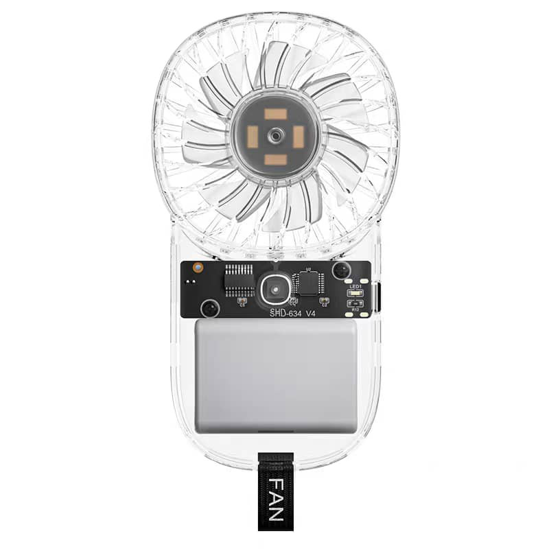 پنکه دستی مدل  TRASNPARENT CARD FAN