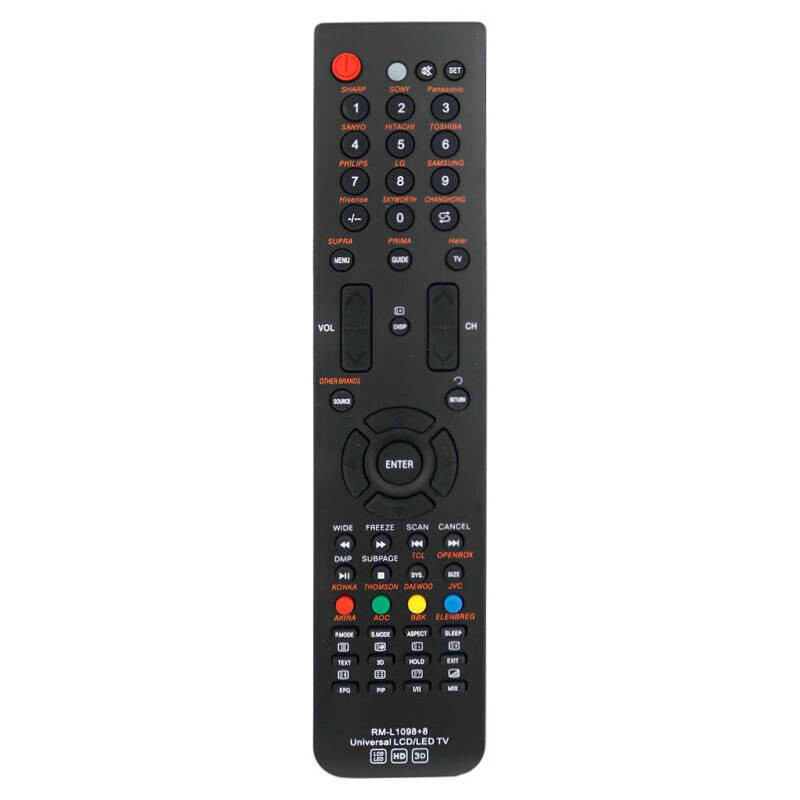 ریموت کنترل تلویزیون مدل RM-L1098+8