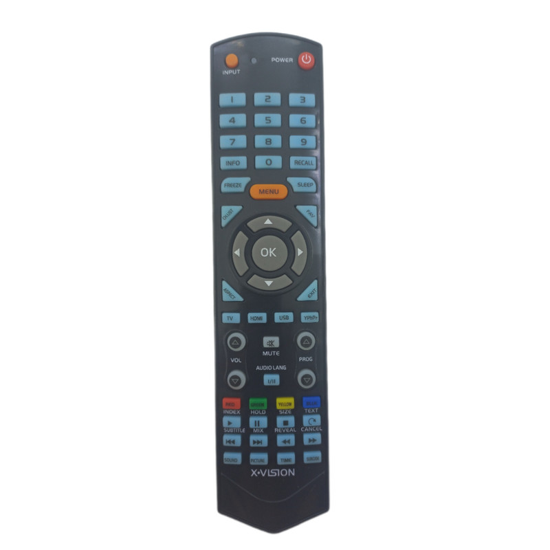 ریموت کنترل تلویزیون ایکس ویژن مدل ak875223456