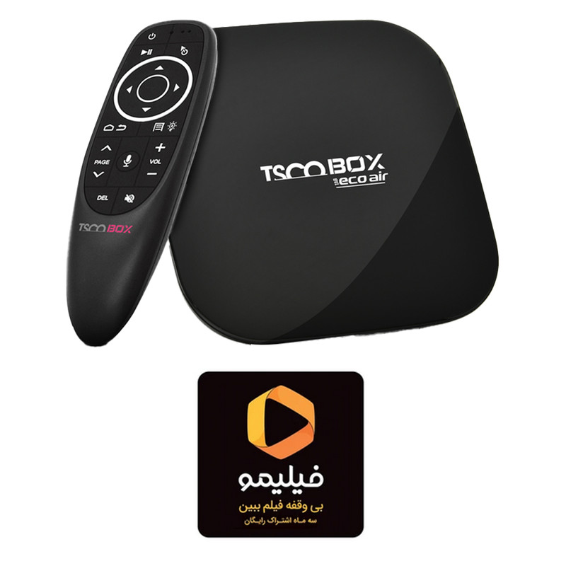 اندروید باکس تسکو مدل TAB ECO AIR به همراه ایر ماوس و اشتراک سه ماهه فیلیمو