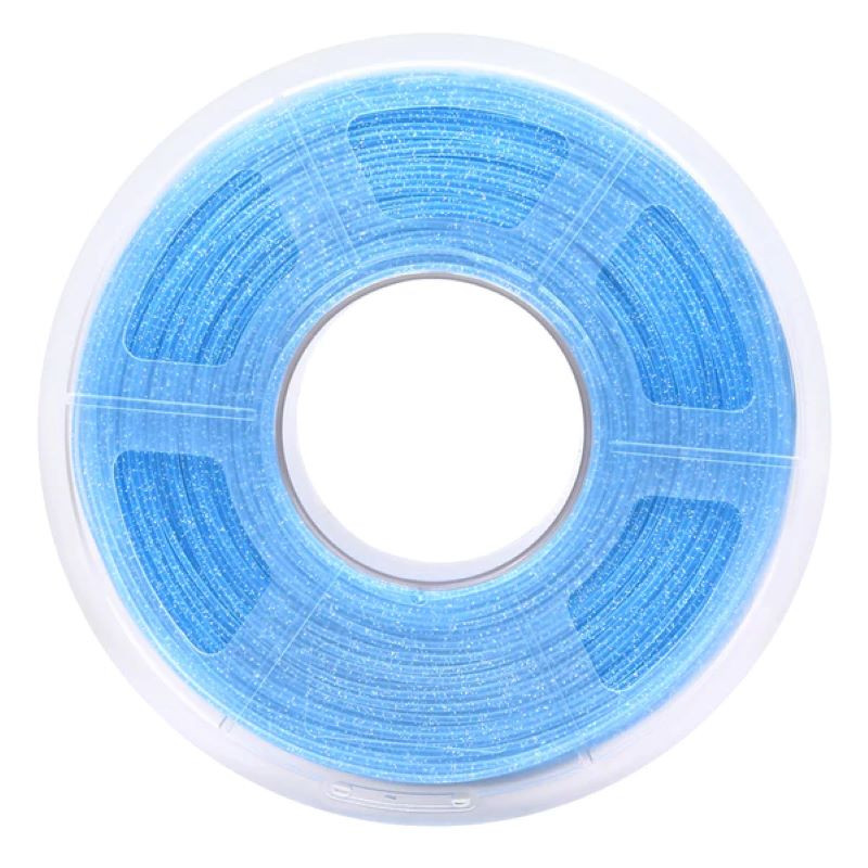 فیلامنت پرینتر سه بعدی سان‌لو مدل pla twinkling blue قطر 1.75 میلیمتر وزن 1 کیلوگرم