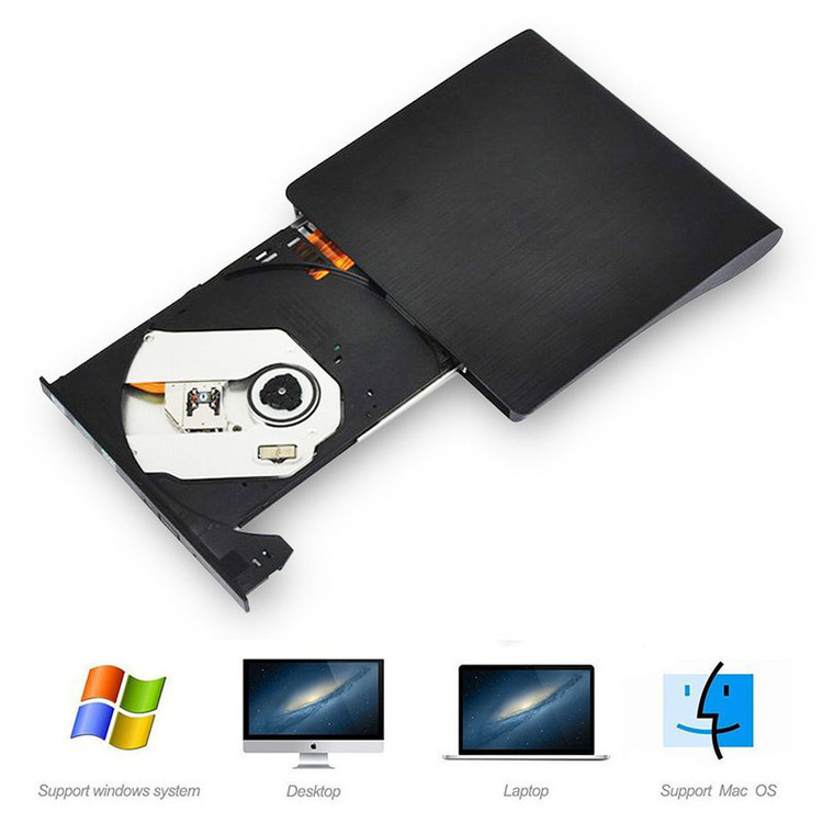 باکس تبدیل DVD رایتر USB 3.0 اینترنال SATA به اکسترنال دی نت مدل 12.7mm