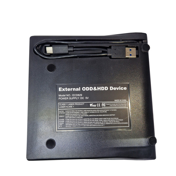 باکس تبدیل DVD رایتر USB 3.0 اینترنال SATA به اکسترنال دی نت مدل 12.7mm