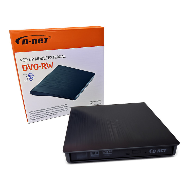 باکس تبدیل DVD رایتر USB 3.0 اینترنال SATA به اکسترنال دی نت مدل 12.7mm