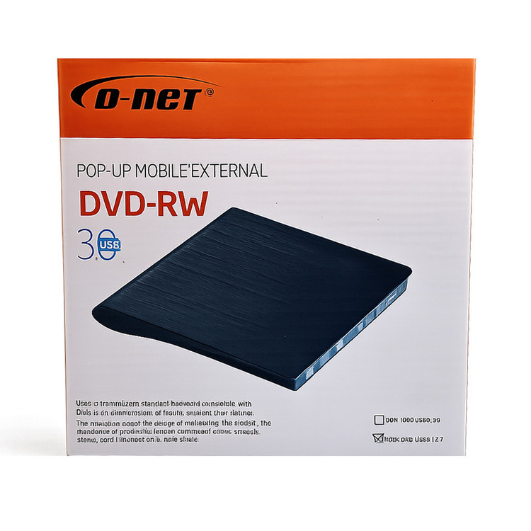 باکس تبدیل DVD رایتر USB 3.0 اینترنال SATA به اکسترنال دی نت مدل 12.7mm